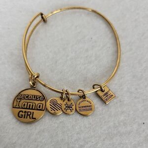 Alex and Ani “Because I Am a Girl” Bangle – Rafaelian Gold (2016)